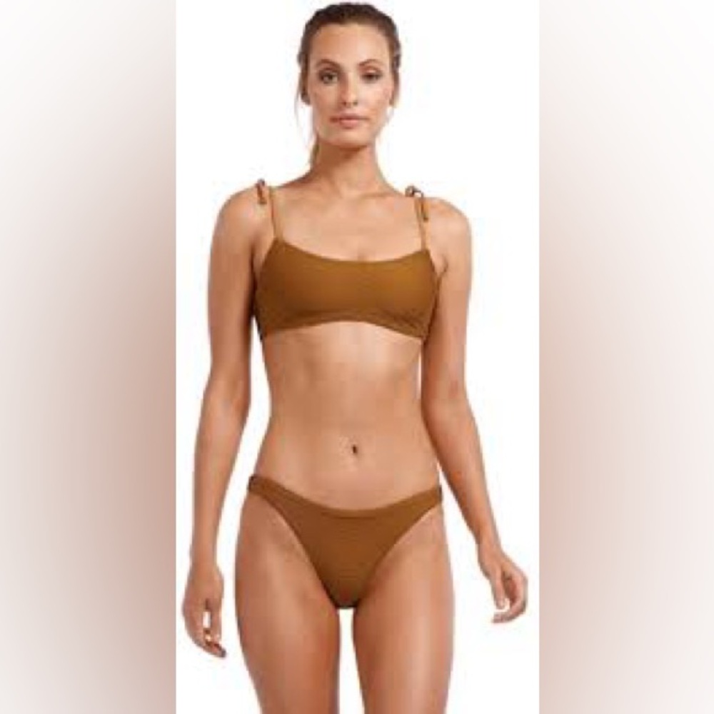 Vitamin A Ochre Bikini Set
